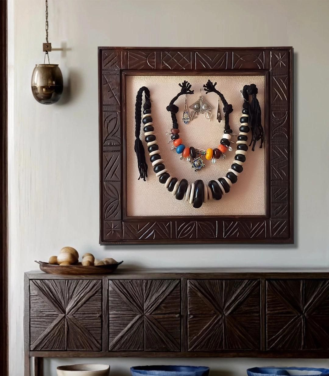 Héritage en perles - signé par l'artiste Sara Hamid.